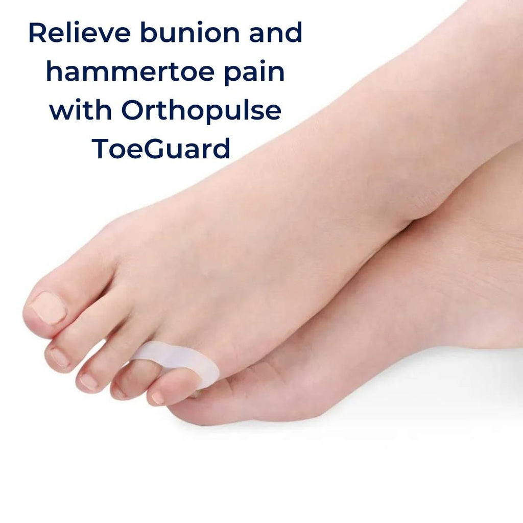 ToeGuard Orthopedic Toe Spacers | Bunionette Corrector - Little Toe Straightener - for Bunions - Hammertoe and Toe Alignment zavevo