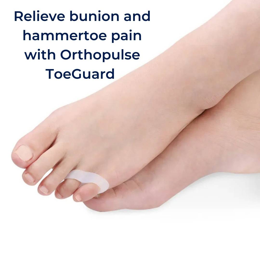 ToeGuard Orthopedic Toe Spacers | Bunionette Corrector - Little Toe Straightener - for Bunions - Hammertoe and Toe Alignment zavevo