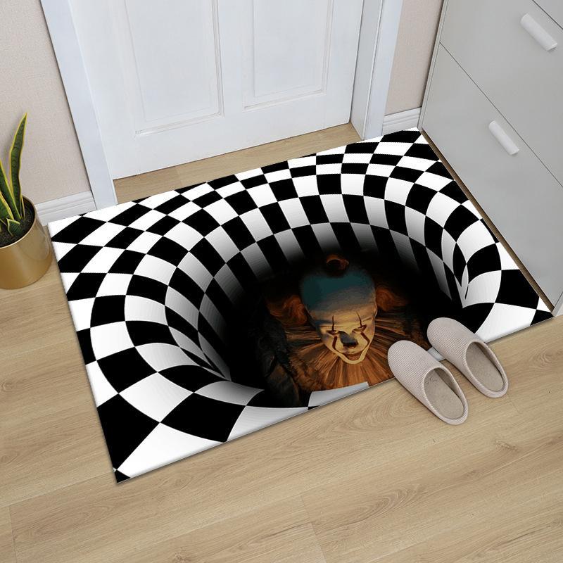 (Halloween Promotion) Clown Trap Visibility Rug for Halloween | zavevo