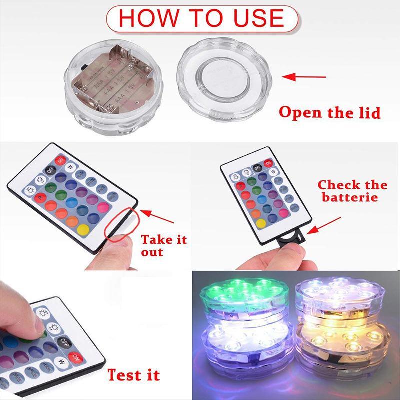 zavevo | Remote Control Waterproof Magnetic Suction Cup LED Light