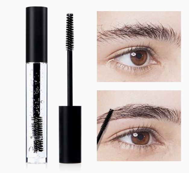 Eyebrow Styling Gel, Waterproof Long-Lasting, Clear or Black