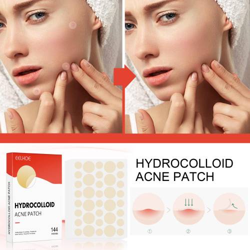 Invisible Hydrocolloid Pimple Patches, Waterproof