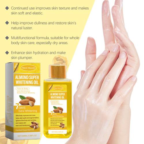 Sweet Almond Brightening Body Oil with Vitamin C