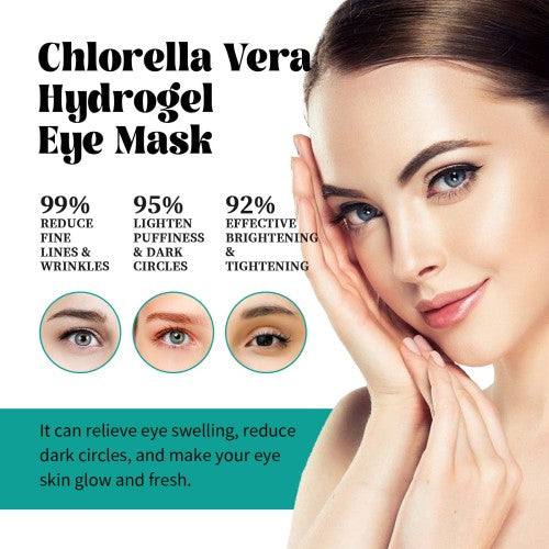 Chlorella Hydrogel Eye Patches with Aloe