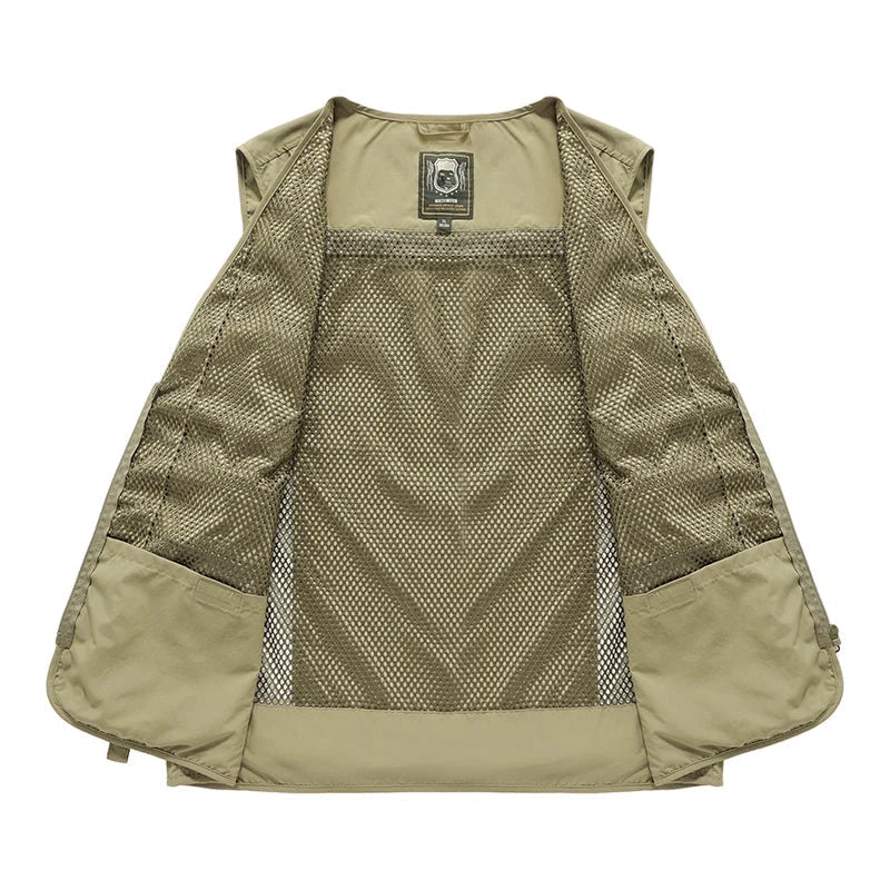 Breathable Cargo Vest for Hot Days