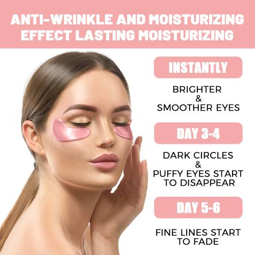 Pink Rose Under-Eye Patches