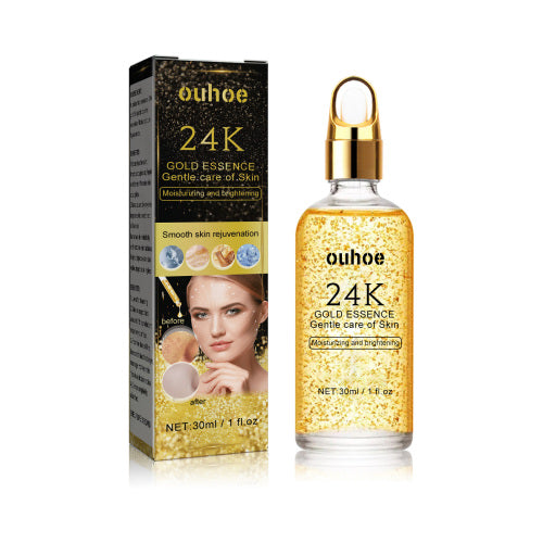 24K Gold Face Essence, Hydrating & Brightening Serum, 30 ml