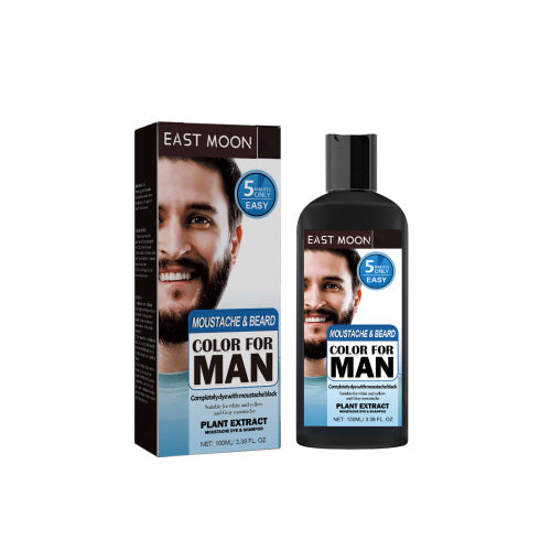 Black Beard & Hair Color Shampoo