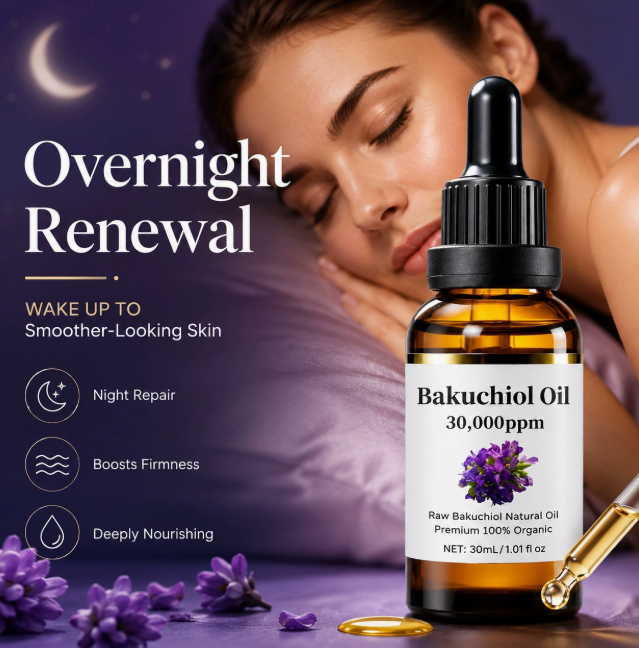 Bakuchiol Daily Hydrating Face Oil, Fast-Absorbing & Smoothing