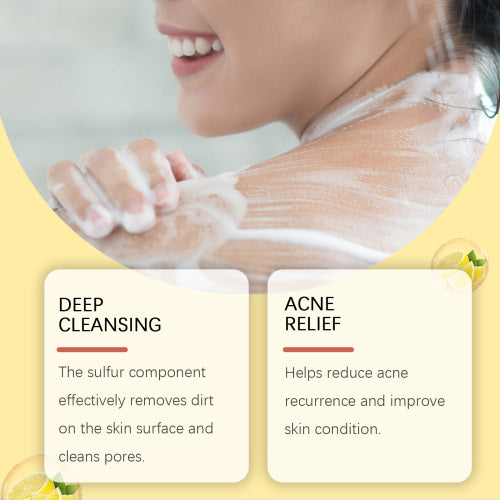 Sulfur Body Wash with Lemon & Aloe