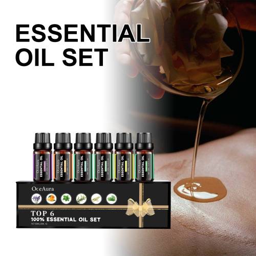 Essential Oil Set: Lavender, Sweet Orange & Lemongrass, for Diffuser or Massage