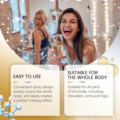Gold & Silver Body Glitter Spray