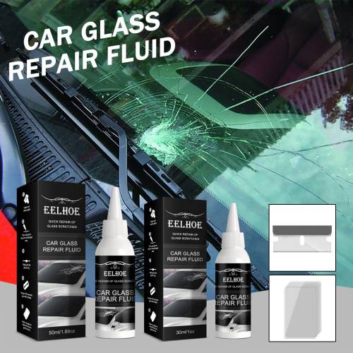 Windshield Crack Repair Adhesive, Quick