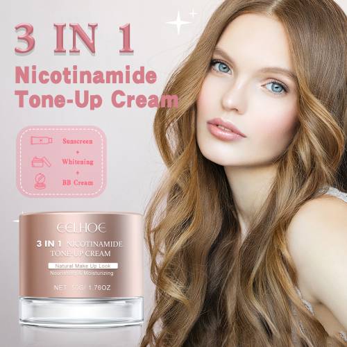 3-in-1 Tone-Up Brightening Cream with Arbutin