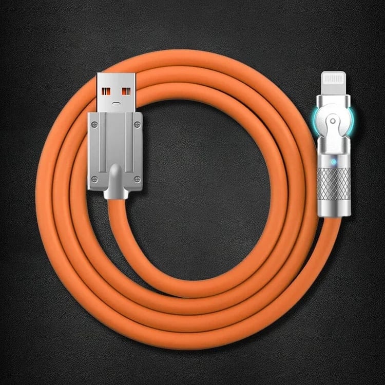 180° rotatable quick charger cable | zavevo