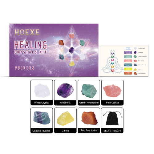 Fluorite Crystal Decor Set