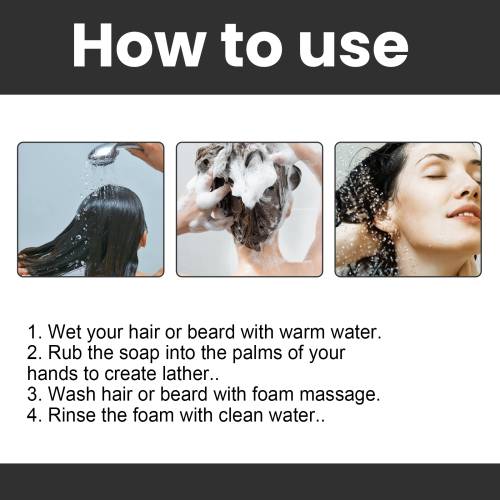 Black Hair Shampoo Bar