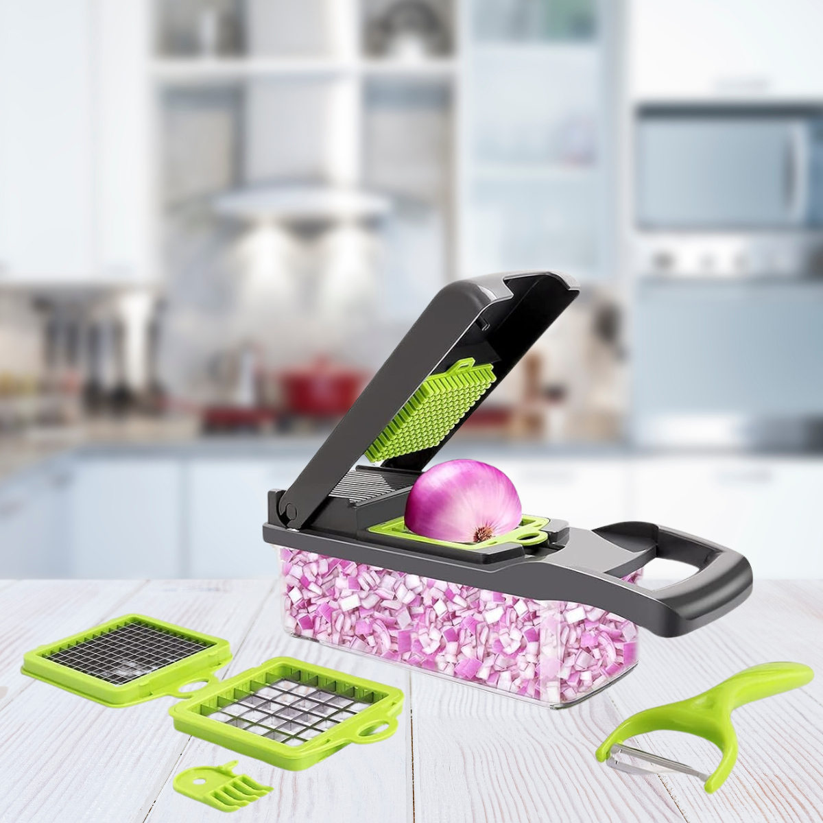 13-in-1-Vegetable-Slicer | Faster-when-Cooking | zavevo