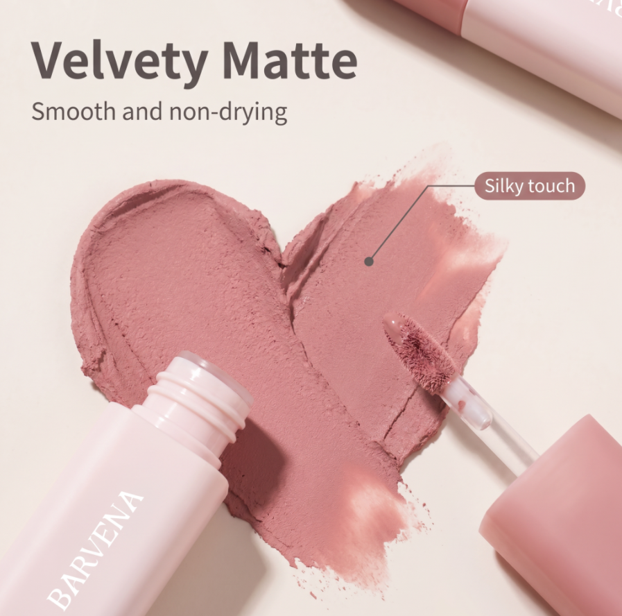 Quick-Dry Matte Lip Glaze, Long-Lasting Transfer-Resistant Liquid Lipstick