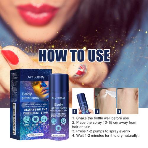 Glitter Highlighter Body Spray