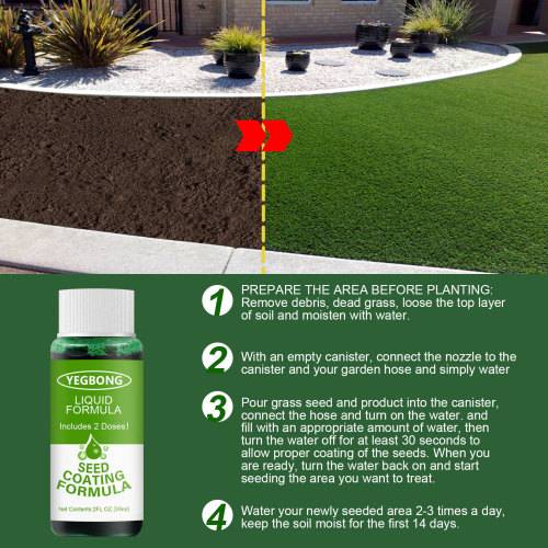 Liquid Lawn Seeding Solution