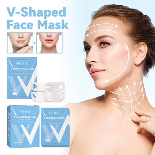 V-Line Lifting Face Mask with Ear Loops, Collagen & Hyaluronic Acid