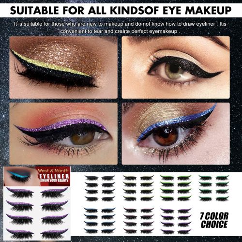 Self-Adhesive Eyeliner Lash Strips, 4 Pairs