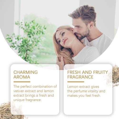 Vetiver Perfume with Lemon & Cedar