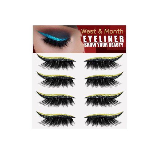Self-Adhesive Eyeliner Lash Strips, 4 Pairs