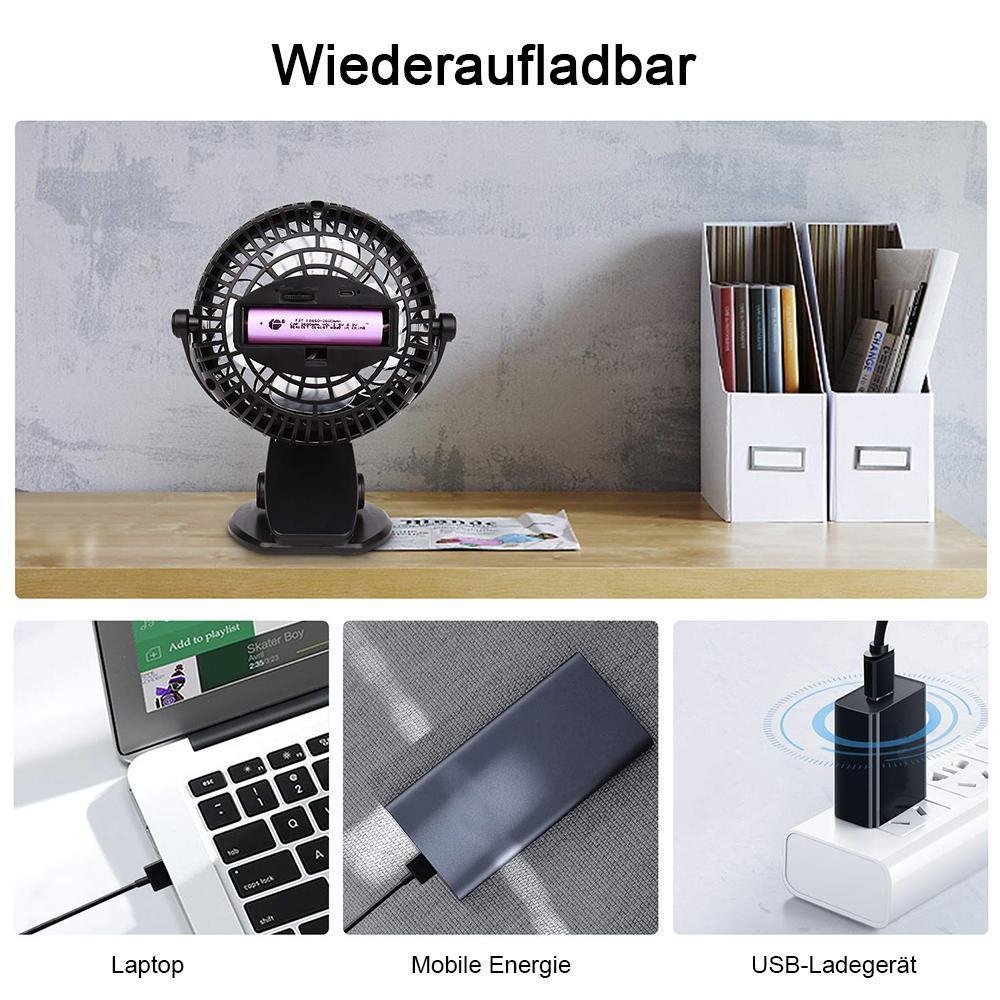 360 ° Portable & Rechargeable Lithium-Ion Fan | zavevo