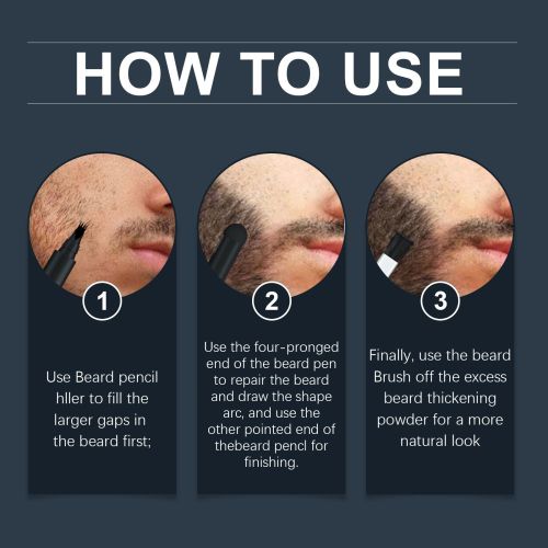 3-in-1 Beard Filler Pen Set