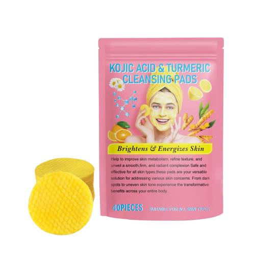 Turmeric Kojic Acid Cleansing Pads with Vitamin C