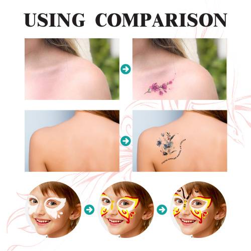 Temporary Tattoo Pen Set with Stencils