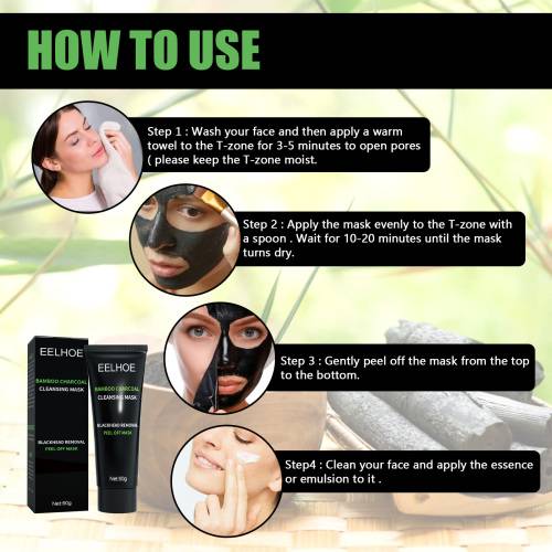 Bamboo Charcoal Peel-Off Mask for T-Zone