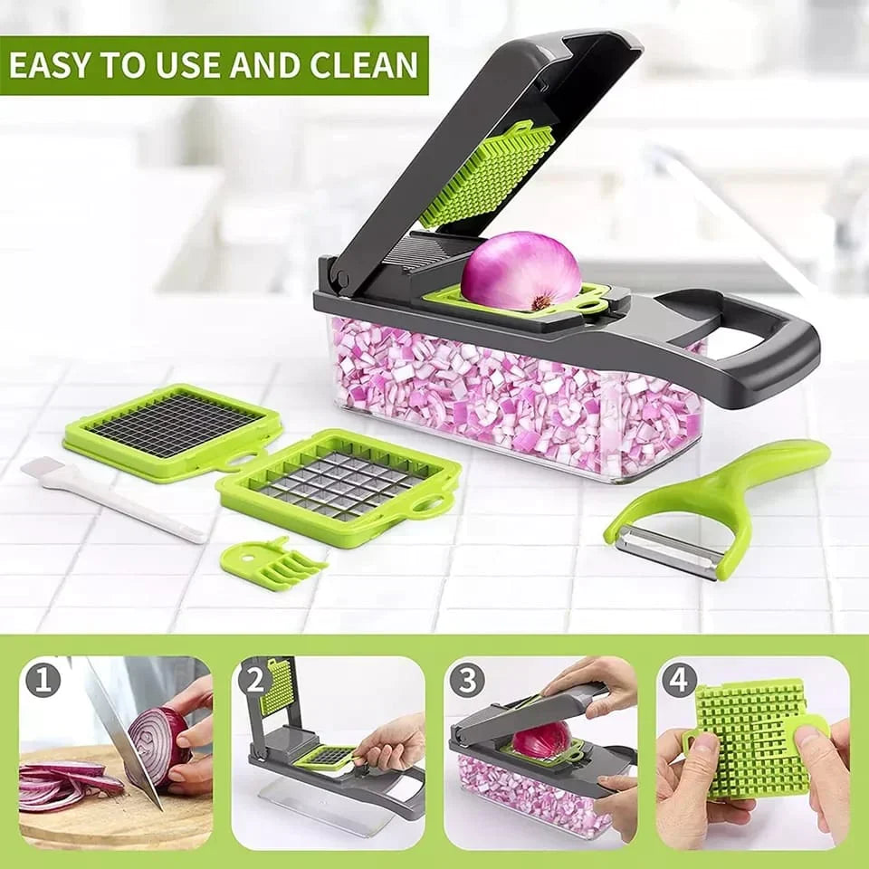 12 in 1 Vegetable Cutter Slicer Grater Chopper zavevo