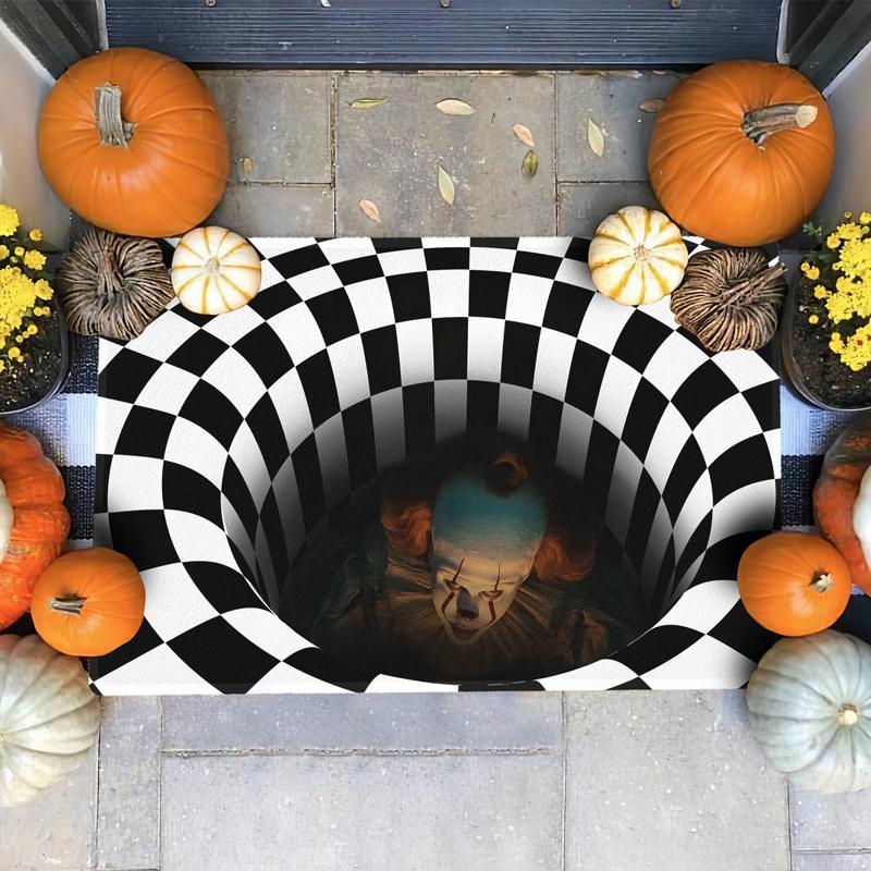(Halloween Promotion) Clown Trap Visibility Rug for Halloween | zavevo