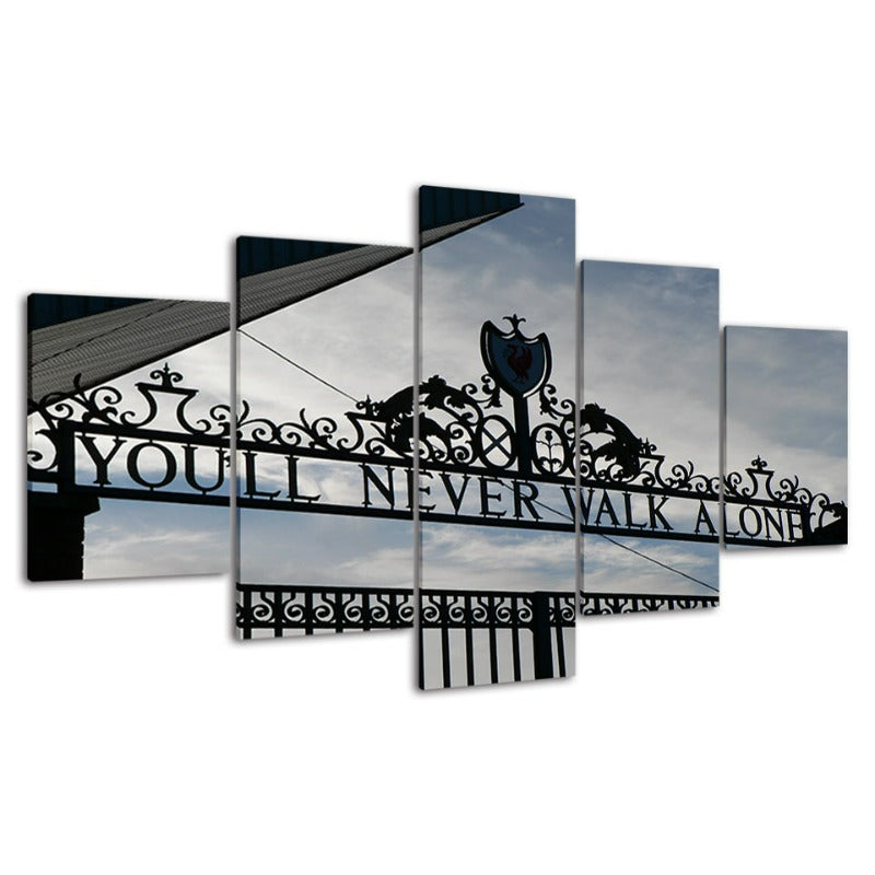 "You'll Never Walk Alone Again" 5 Piece - Canvas Wall Art Painting | zavevo