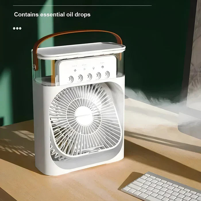 3-in-1 Fan with 7-Color LED Light - BreezeMaster Pro | zavevo