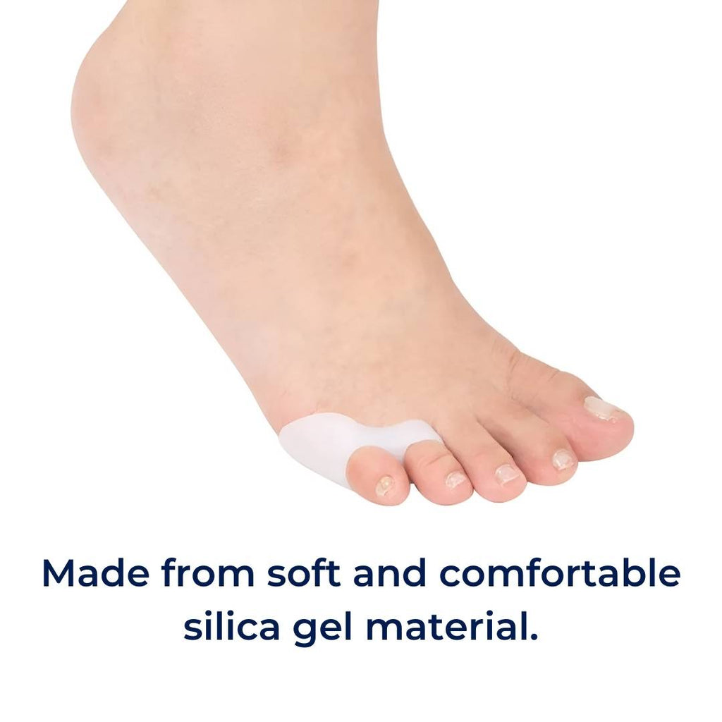 ToeGuard Orthopedic Toe Spacers | Bunionette Corrector - Little Toe Straightener - for Bunions - Hammertoe and Toe Alignment zavevo