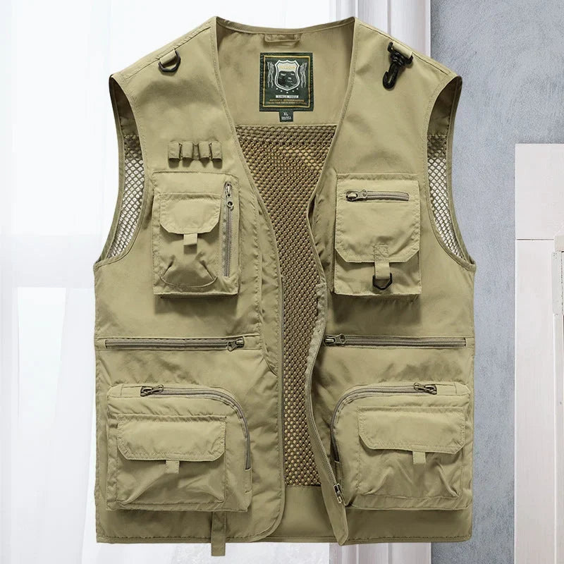 Breathable Cargo Vest for Hot Days