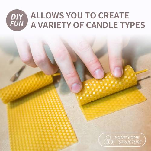 Beeswax Honeycomb Sheets for Candles