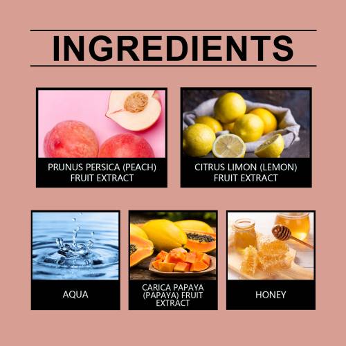 Lemon & Papaya Body Scrub, Exfoliating