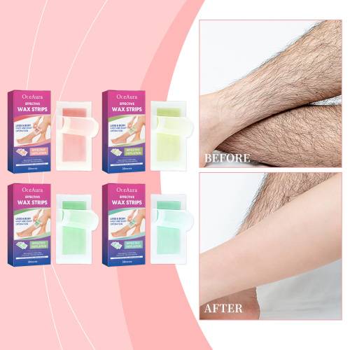 Scented Wax Strips for Face & Body
