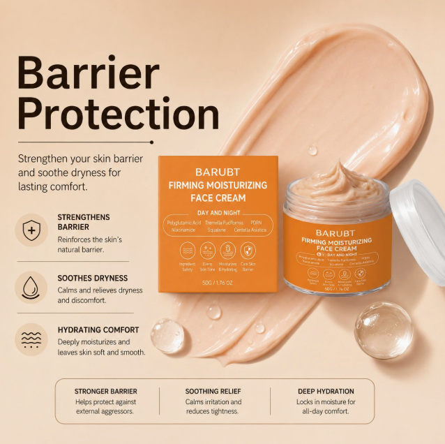 Hydrating Face Cream, Silky Daily Facial Moisturizer for a Dewy Look