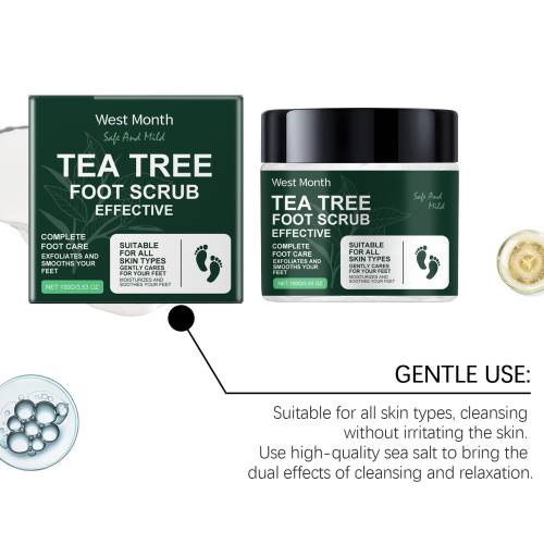 Tea Tree Sea Salt Foot Scrub