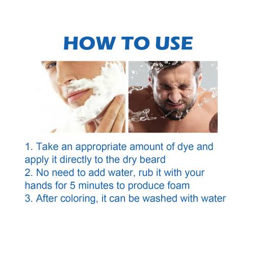 Black Beard & Hair Color Shampoo