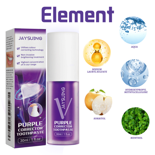 Purple Color-Correcting Toothpaste