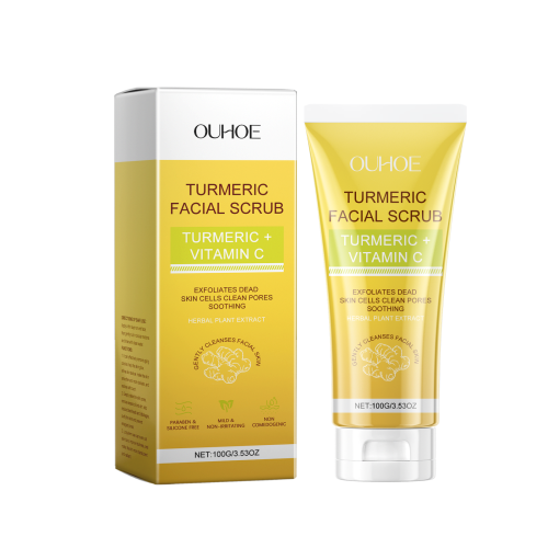 Turmeric Face Scrub with Aloe & Walnut
