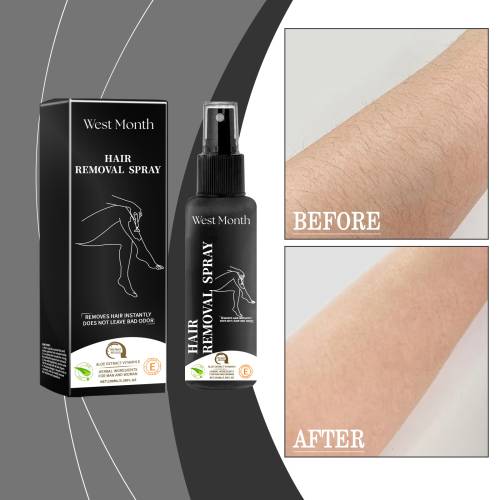 Hair Removal Spray with Jojoba for Arms, Legs & Underarms