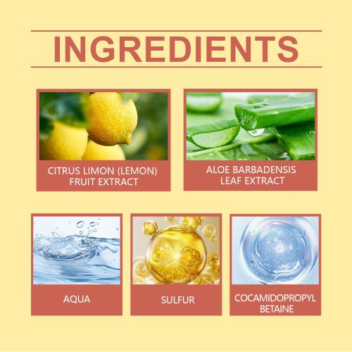 Sulfur Body Wash with Lemon & Aloe